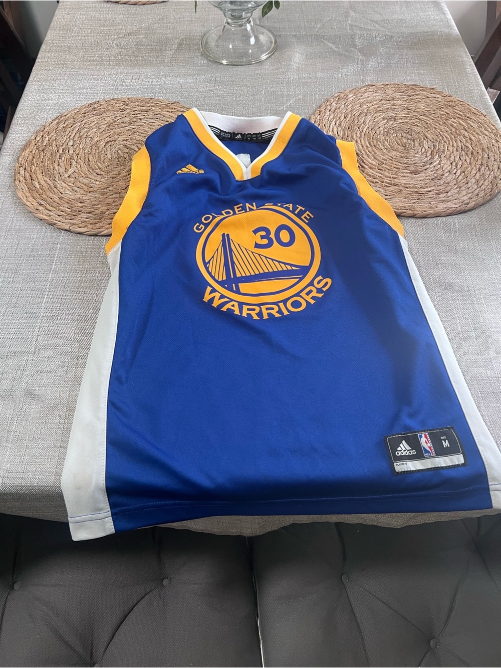 Adidas Youth Warrior Jersey-Curry